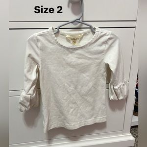 Off white Matilda Jane puff sleeve